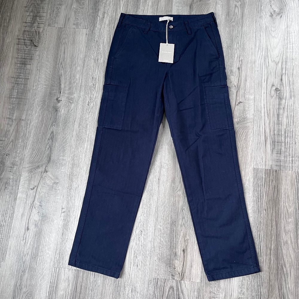Everlane Dark Navy Utility Cargo Pants NO TAGS
